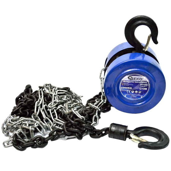 Picture of Ķēdes pacēlājs 1000kg 3m Geko Premium