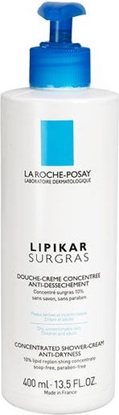 Attēls no La Roche-Posay Lipikar Surgras Concentrated Shower-Cream Anti-Dryness mydo do skóry suchej 400ml
