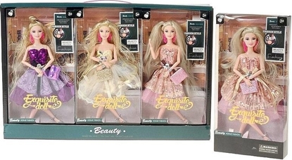 Attēls no Lalka 28cm w sukni balowej MIX