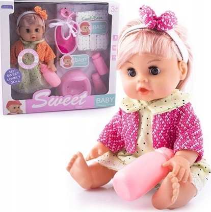 Picture of Lalka bobas z wosami, mówica, sikajca akcesoria