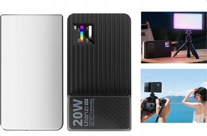 Picture of Lampa Led 20w Rgb Video 1800-9000k Do Telefonu Aparatu Kamery / Ulanzi K20rgb