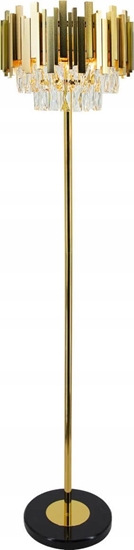 Изображение Lampa podogowa Mdeco Elem Valetta 6268/4F TR lampa podogowa stojca 4x60W E27 zota/kryszta