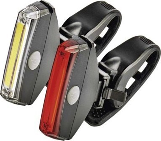 Picture of Lampa Rowerowa Led Cob, Komplet Przód + Ty, 22 Lm 2X Cr2033 Emos Emos