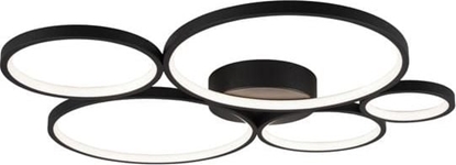 Изображение Lampa sufitowa Trio Nowoczesny plafon sufitowy czarny Trio RONDO LED 622610532