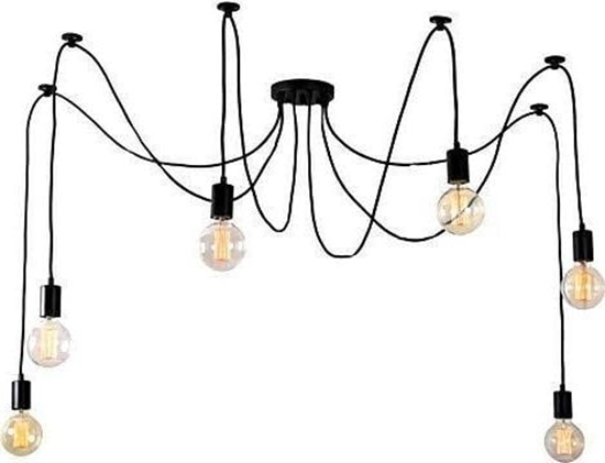 Picture of Lampa wiszca ECpower ZD74 LAMPA SUFITOWA YRANDOL PAJK 6 RAMION E27 uniwersalny