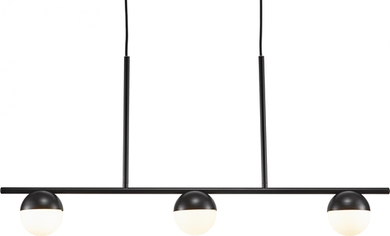 Picture of Lampa wiszca Nordlux Nowoczesna lampa sufitowa LED Ready czarna Nordlux CONTINA kule 2010953003