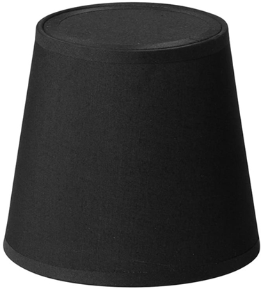 Picture of LAMPESKÆRM EMMA DOMUS HØJDE 13,5 CM SORT