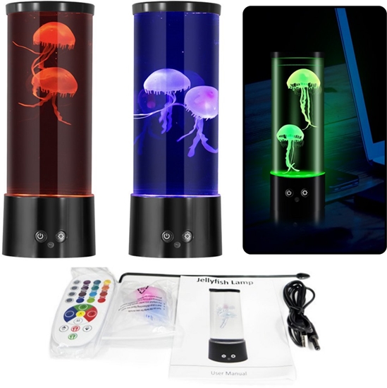 Picture of Lampa stoowa Lean Lampka Ledowa z Meduzami Ozdobna Na Baterie Kabel USB