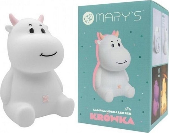 Picture of Lampka nocna LED krówka róowa