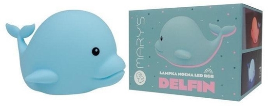 Picture of Lampka nocna LED RGB delfin