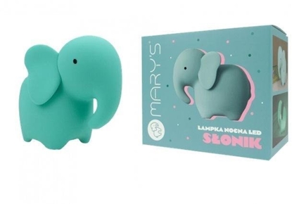 Picture of Lampka nocna LED so turkusowy