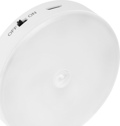 Picture of Lampka wtykowa do gniazdka Rebel Lampa nocna Led akumulatorowa z magnesem i sensorem ruchu.