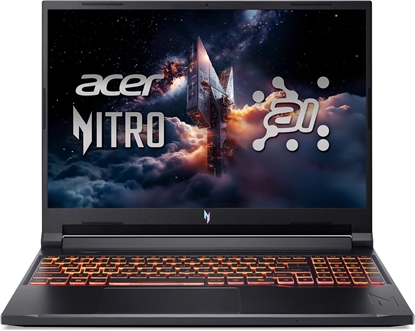 Attēls no Laptop Acer Nitro V 16 AI ANV16-42-R7VN Ryzen 7 260 / 16 GB / 1 TB / RTX 5070 / 180 Hz (NH.U1FEP.001)