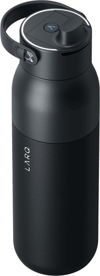 Изображение LARQ Bottle PureVis 2 - inteligentna, samoczyszczca butelka filtrujca, wiato UV-C 1L (obsidian black)