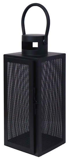 Picture of Laterna metāla Aura 12.5x12x30cm, melna