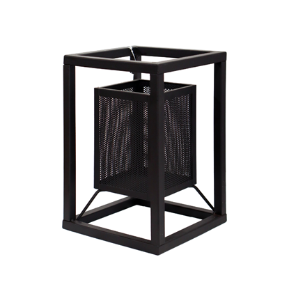 Picture of Laterna metāla Livio 16x16x25cm, melna