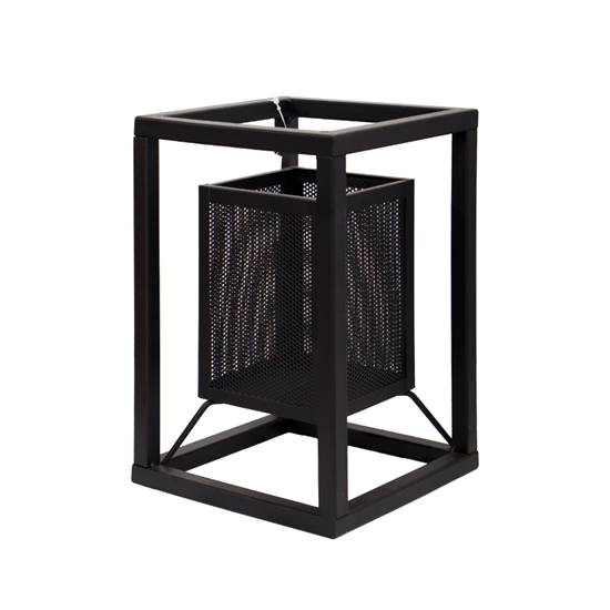 Picture of Laterna metāla Livio 16x16x25cm, melna