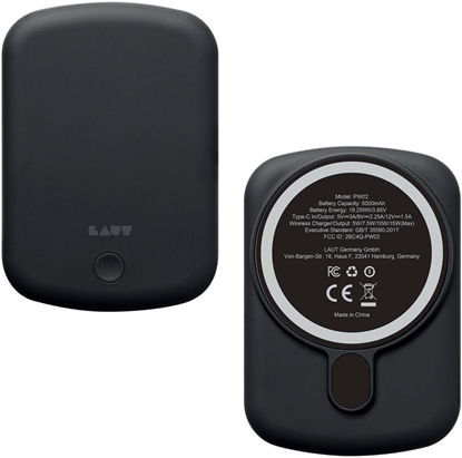 Picture of LAUT POWER CHARGE HANDY Black Powerbank,comp. with MagSafe