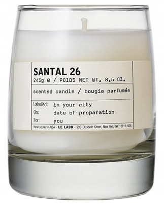 Attēls no LE LABO Santal 26 SCENTED CANDLE 245g