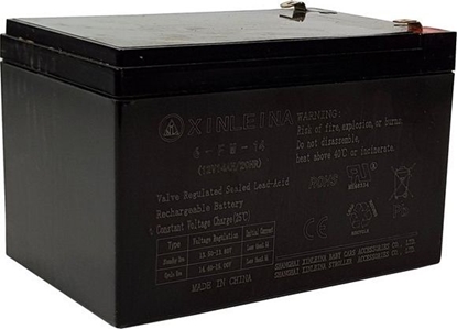 Изображение Lean Cars Akumulator elowy do auta na akumulator 12V 14Ah