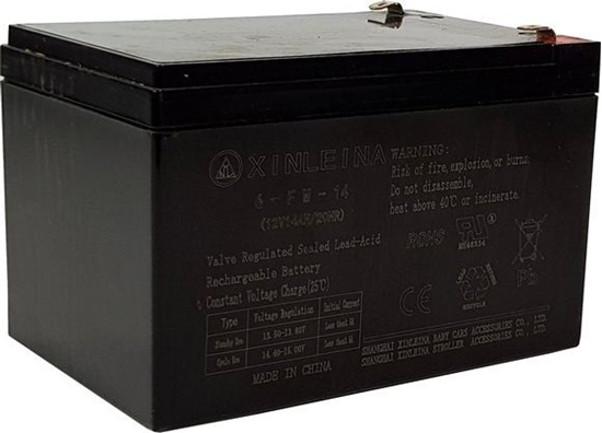 Изображение Lean Cars Akumulator elowy do auta na akumulator 12V 14Ah