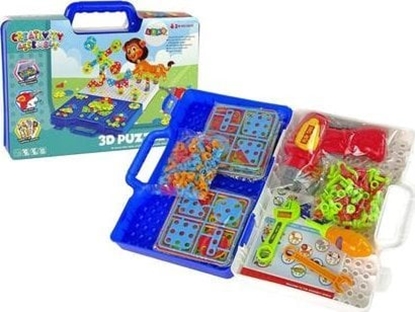 Attēls no Lean Cars Zestaw Puzzli 3D DIY Wkrtarka Teczka