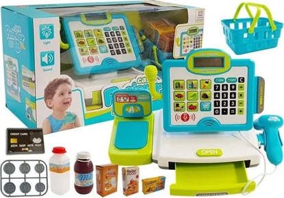 Изображение Lean Sport Kasa Sklepowa dla dzieci Niebieska z koszykiem