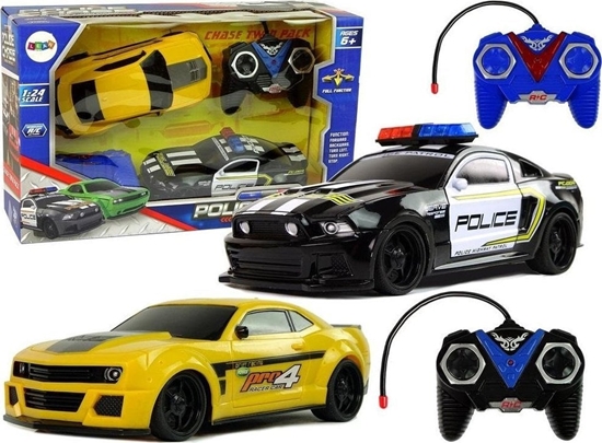 Изображение LeanToys Autka R/C pocig policyjny