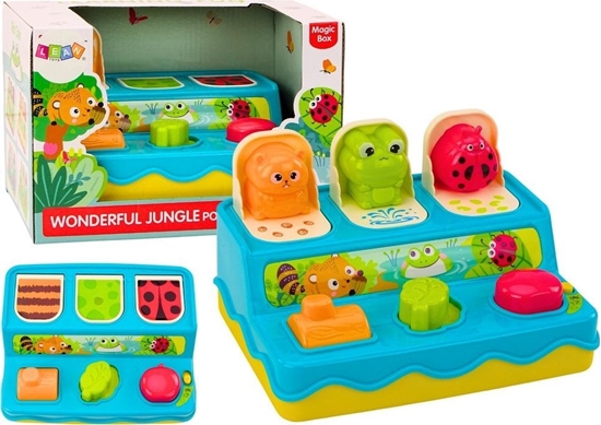 Picture of LeanToys Gra Dla Dzieci Wyskakujce Zwierztko Pop Up wiata Dwiki
