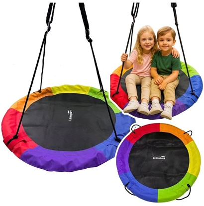 Attēls no LeanToys Hutawka Ogrodowa Bocianie Gniazdo Dla Dzieci Kolorowa 100cm