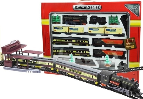 Picture of LeanToys Kolejka FENFA Gigant 7 Wagonów wiato 10m LEAN Toys