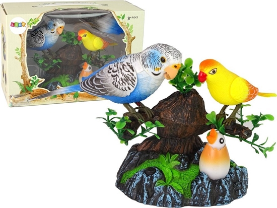 Picture of LeanToys piewajce Ruchome Papuki Drzewko Kolorowe