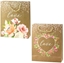 Picture of LeanToys Torba prezentowa 32x26x10cm Love Kwiaty brokat MIX