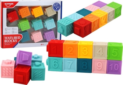 Picture of LeanToys Ukadanka Edukacyjna Dla Maluchów Klocki Ksztaty Liczby