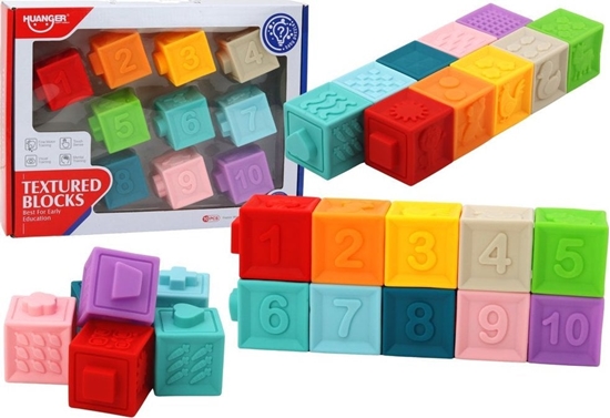 Picture of LeanToys Ukadanka Edukacyjna Dla Maluchów Klocki Ksztaty Liczby