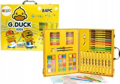 Picture of LeanToys Zestaw Artystyczny W Walizce Kaczka óta 84 El
