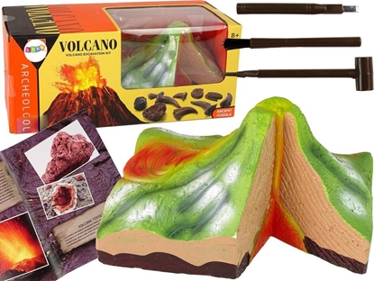 Picture of LeanToys Zestaw Edukacyjny Wykopaliska Wulkan