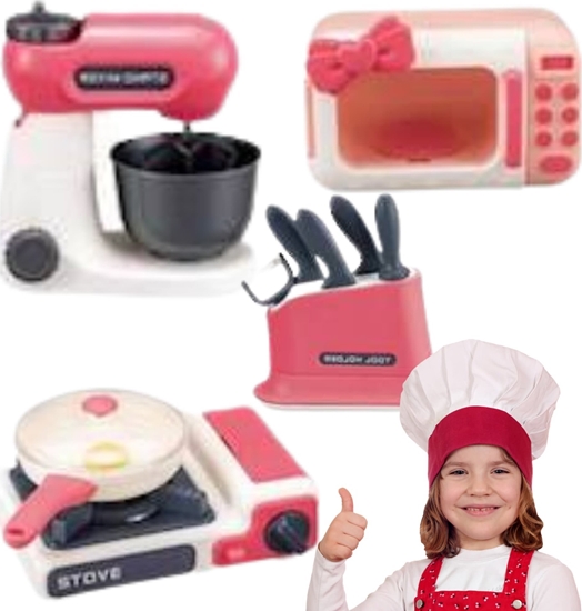 Picture of LeanToys Zestaw Kuchenny Gotowanie Zestaw Noy Mikser Kuchenka Indukcyjna Akcesoria