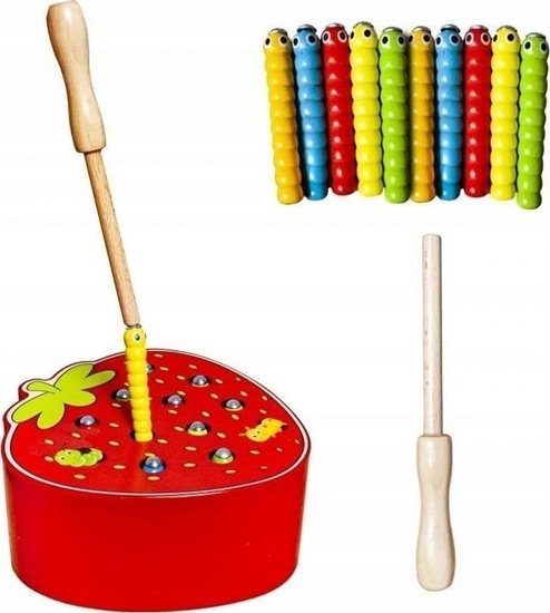 Picture of LearnHow Gra drewniana - zap robaczka Truskawka