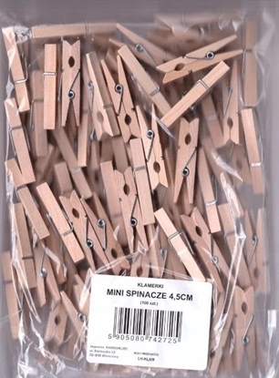 Изображение LearnHow Klamerki mini spinacze 4,5cm 100szt