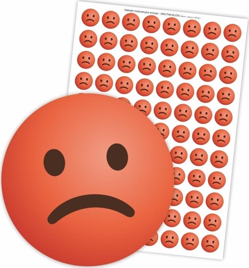 Изображение LearnHow Naklejki motywacyjne - Smutna Buzia 88 szt.