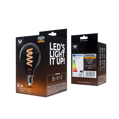 Picture of LED Bulb Filament E27 G95 4W 230V 2000K 250lm SF s