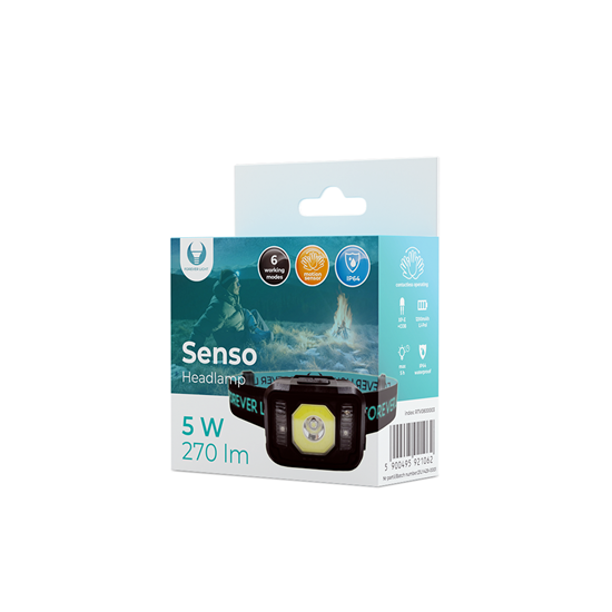 Picture of LED Headlamp Senso XP-E 3W + COB 3W with sensor 27