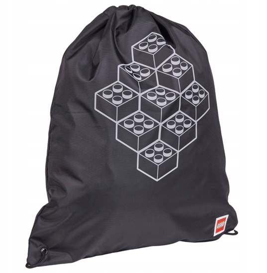 Picture of LEGO Bricks Drawstring Bag 10034-2511 Czarne One size