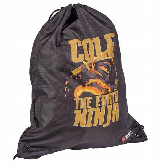 Изображение LEGO Ninjago Drawstring Bag 20286-2513 Czarne One size