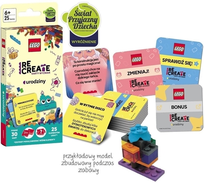 Attēls no Lego Recreate. Karty wyzwa. Urodziny