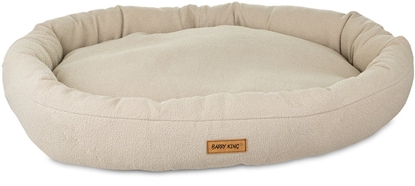 Picture of Legowisko dla psa, owalne, beowe, 86*63*12cm, z zamkiem