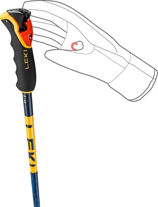 Изображение LEKI KIJE 3D SPITFIRE blue 120