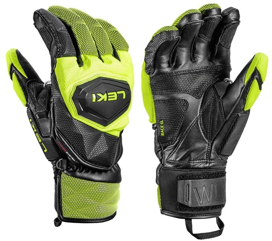 Picture of LEKI RKAWICE WCR Venom SL 3D black/yellow 11.0