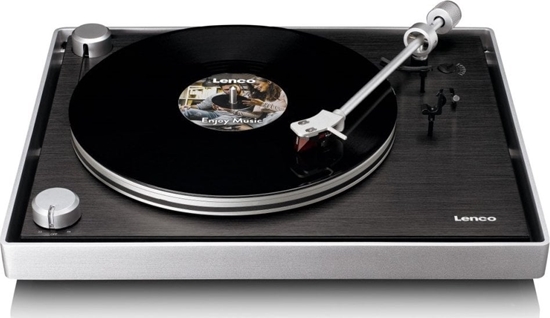 Picture of Lenco L-455BK - gramofon z aluminiow obudow i wkadk 2M RED